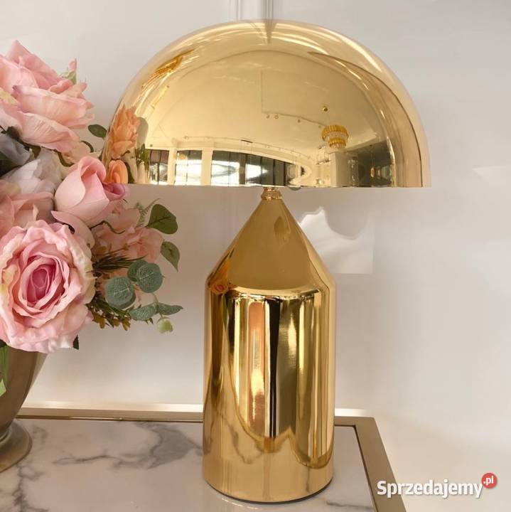 Lampa stołowa glamour nowoczesna stalowa art sprzedam