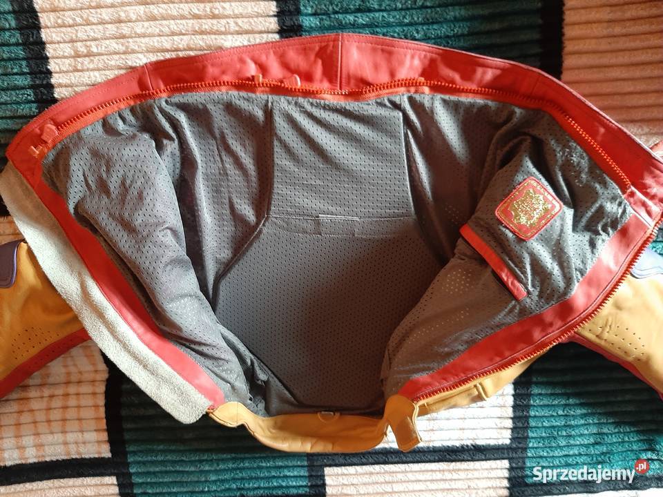 Zestaw komplet motocyklowy damski L skóra Łowicz