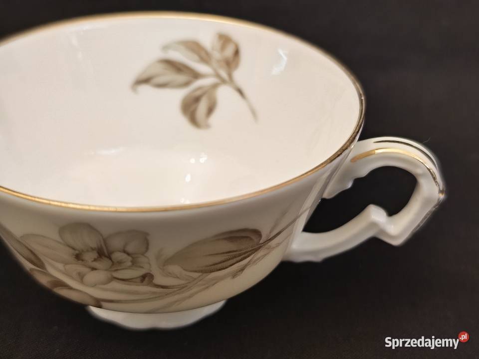 Zestaw kawowy przedwojenny Pirkenhammer lubelskie Chełm