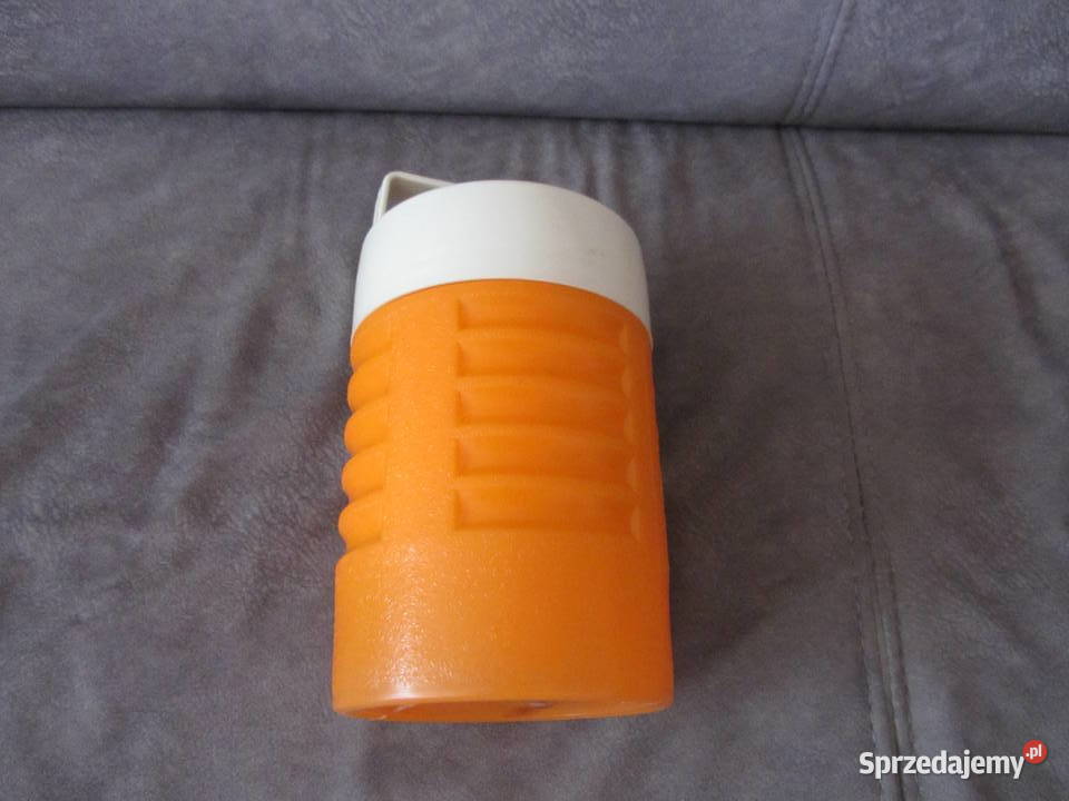 Termos na lody Vintage PRL pomarańczowy dolnośląskie