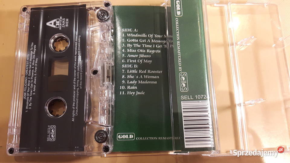 Jose Felicjano Greatest Hits kaseta łódzkie Lutomiersk