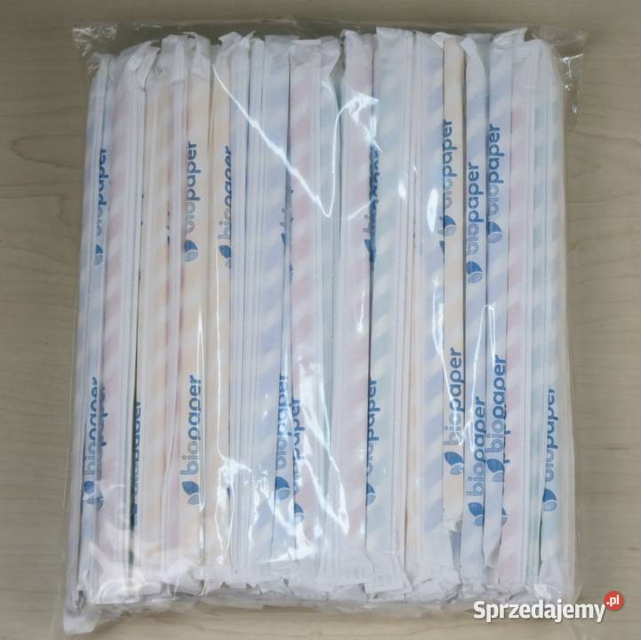 Słomki grube do szejków 10 mm 135 sztuk Gastronomia lubelskie Lublin