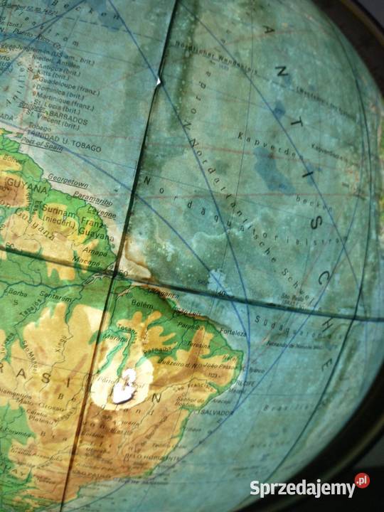 Globus podświetlany lampa z czasów PRLu wielkopolskie Krotoszyn