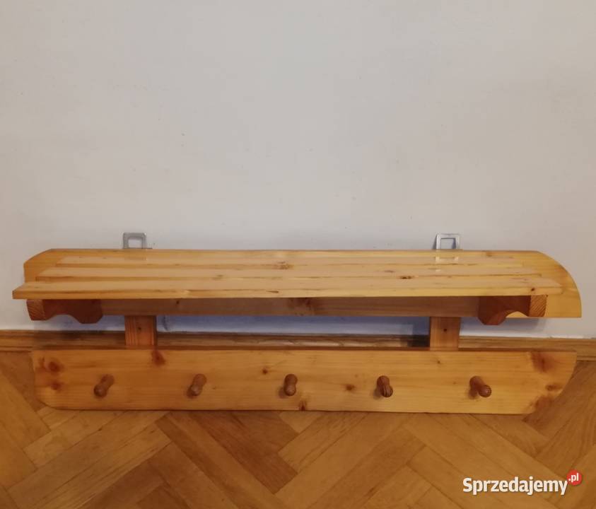 Wieszak sosnowy na ubrania Warszawa sprzedam