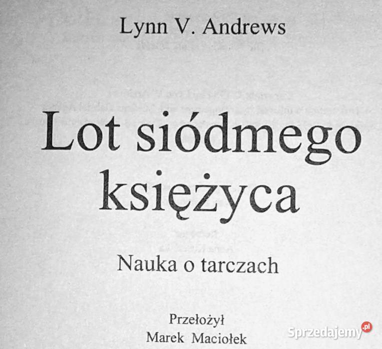 Lot siódmego księżyca Lynn V Andrews miękka Chełm