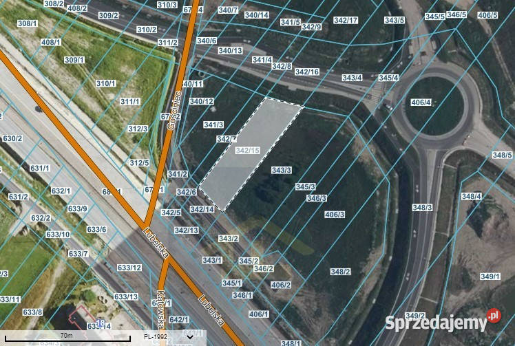Działka DK 17 Gadka