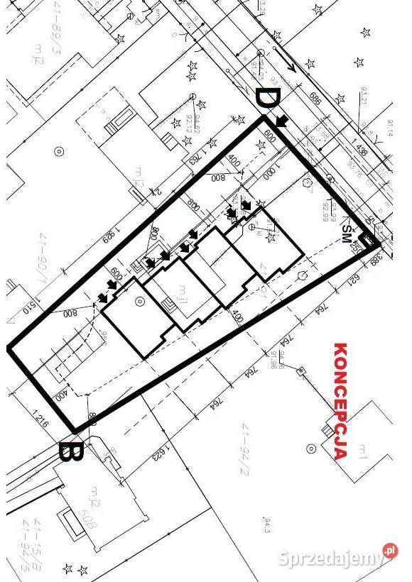 działka bud 2 budynków mieszkalnych 1275m2 Józefów sprzedam