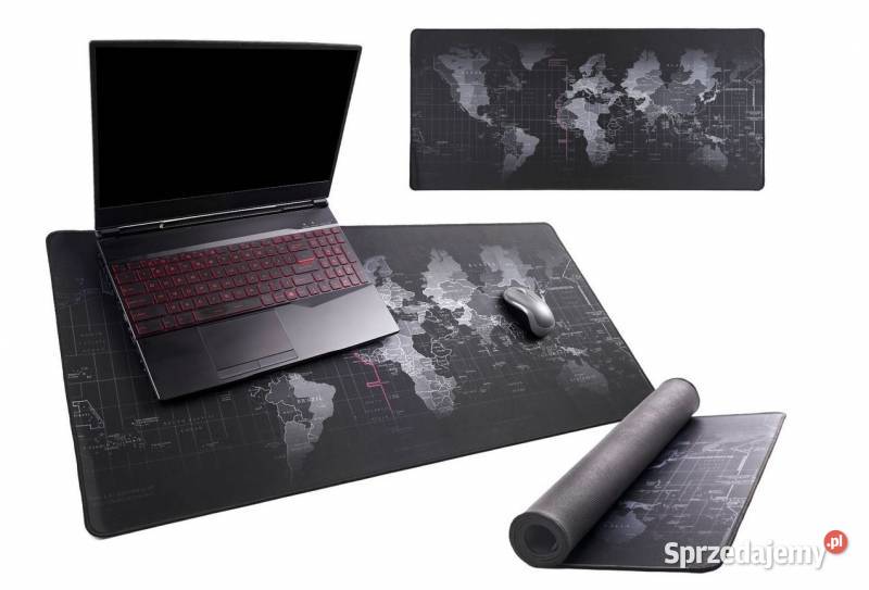 PODKŁADKA NA BIURKO POD MYSZKĘ MAPA ŚWIATA podlaskie Bielsk Podlaski sprzedam