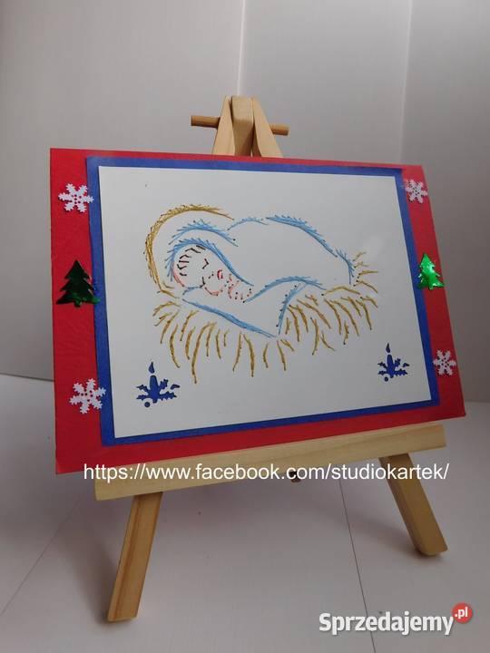 Kartki Boże Narodzenie hand made Białystok sprzedam