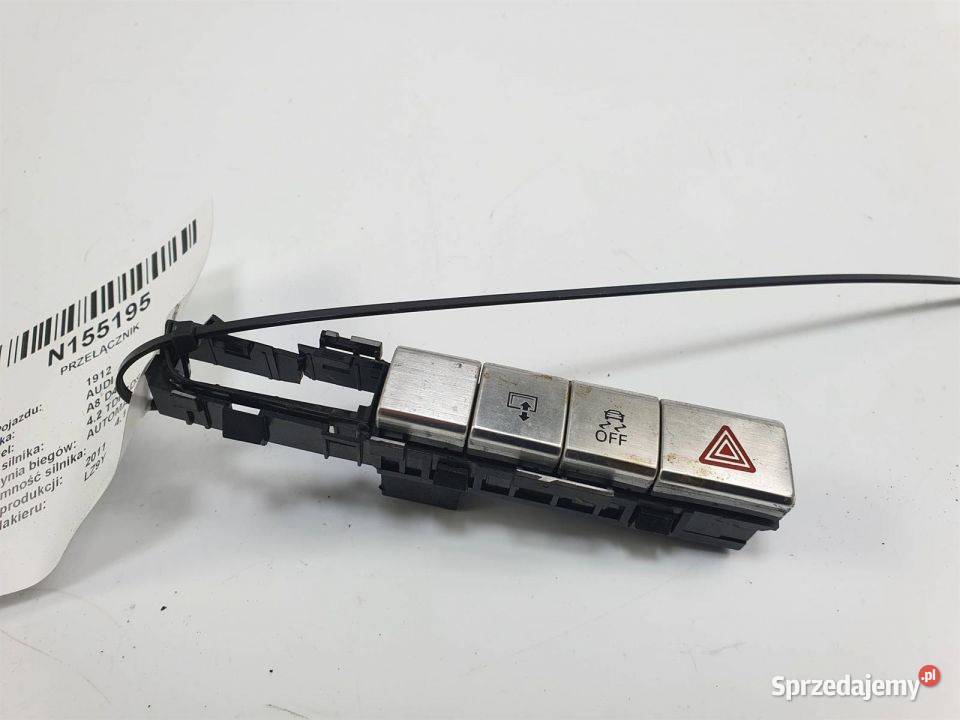 PRZEŁĄCZNIK AUDI A8 D4 PRZED LIFT 4H1959673F Lipno sprzedam