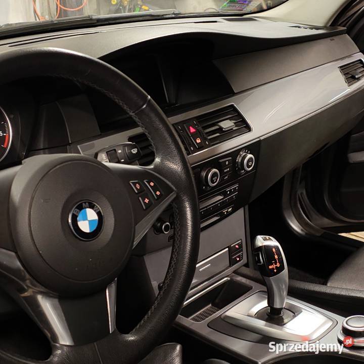 BMW E60 530D Bogata Keyless HUD Historia Seria 5 Jaworzno