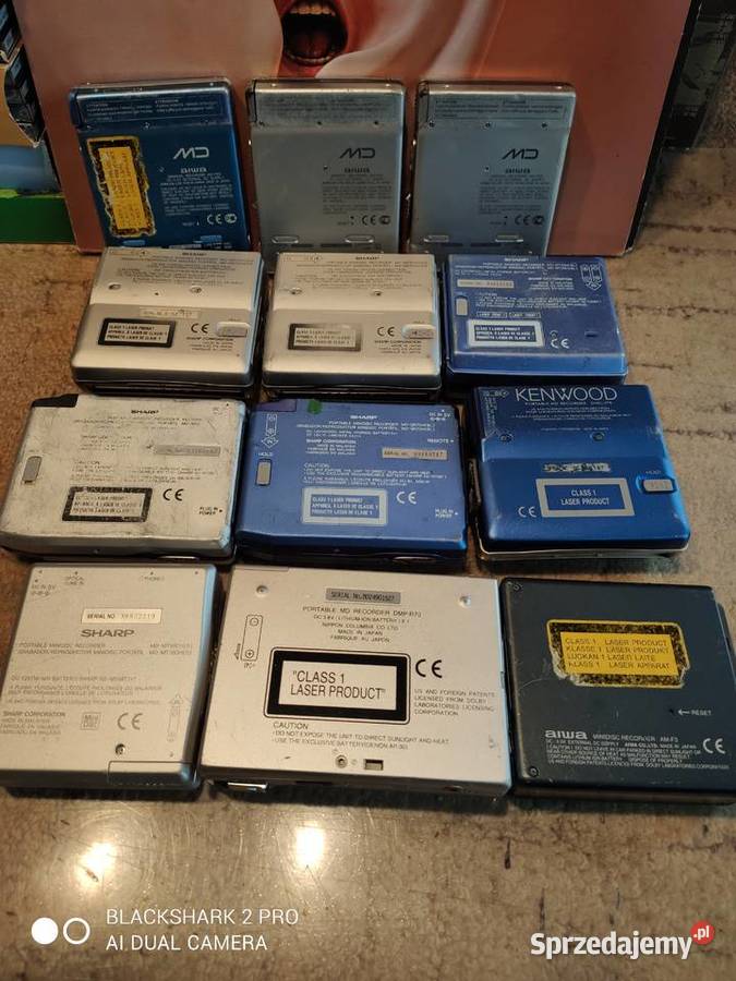 zestaw uszkodzonych MD Odtwarzacze CD i MD Grabowo