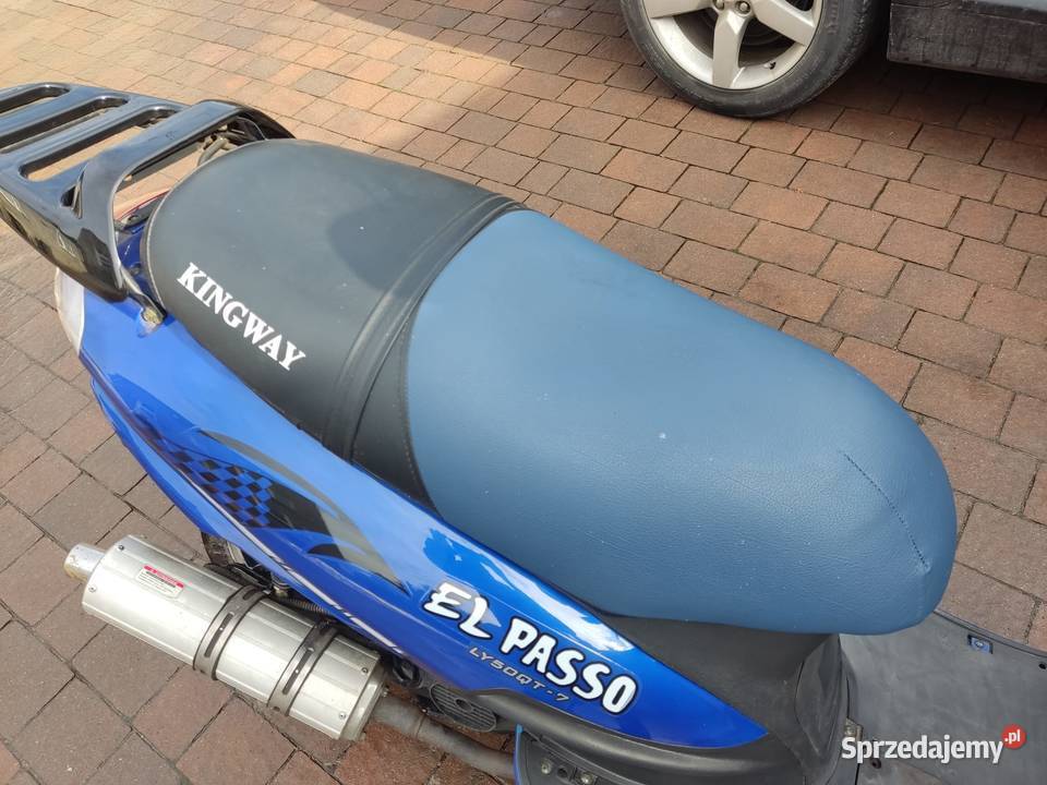 Skuter 4T Kingway Elpaso 49ccm Przebieg 27 Zipp 27km Strzyżowice