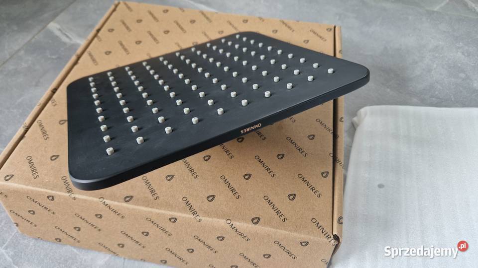 Deszczownica OMNIRES Slimline 20x20 czarny sprzedam
