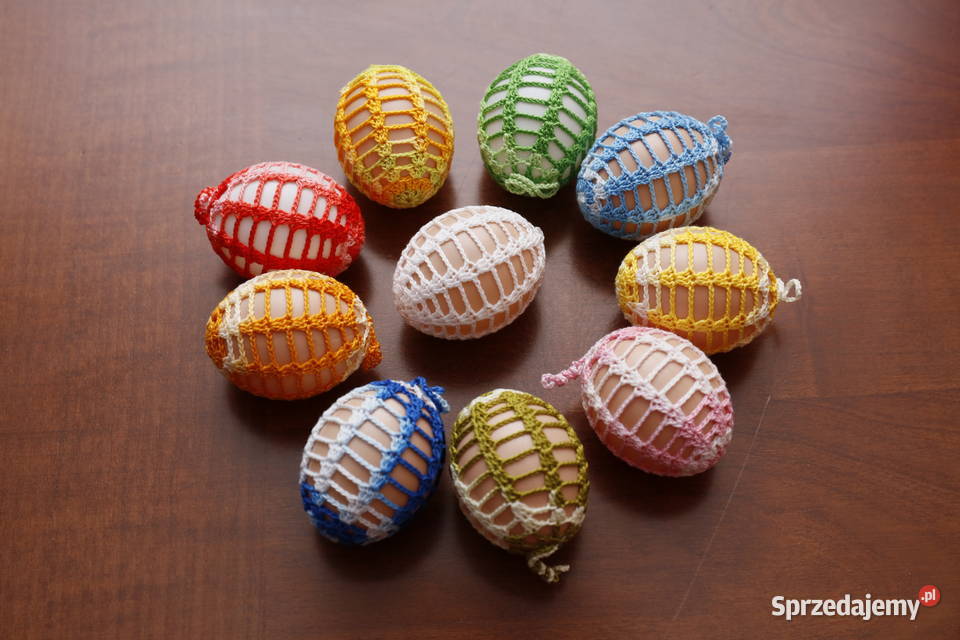 Szydełkowe ozdoby wielkanocne Dom i Ogród Zawiercie