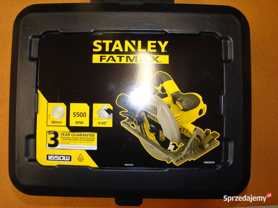 Ręczna pilarka tarczowa Stanley Fat 1650W 190mm śląskie Bielsko-Biała sprzedam