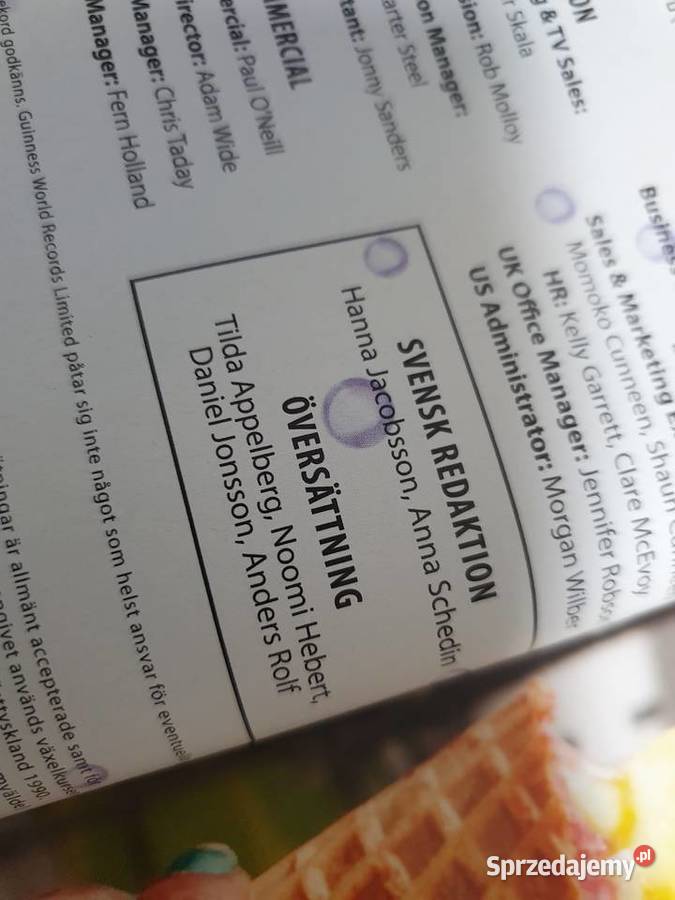 Guinness World Records 2012 język szwedzki Gdynia