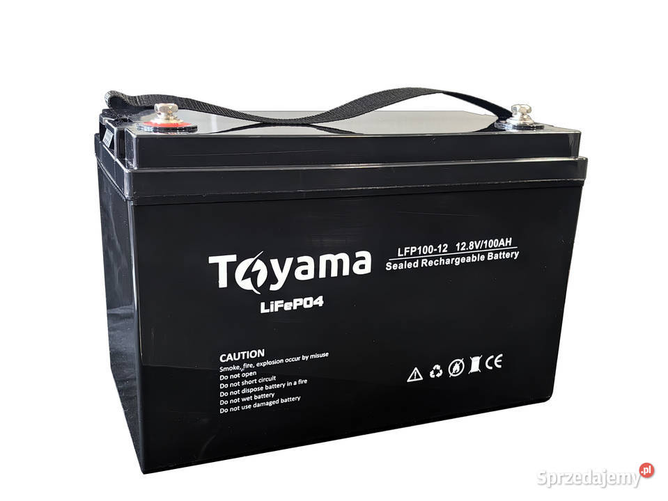 Akumulator litowy Toyama 100 LiFePO4 100Ah 12V do silnika