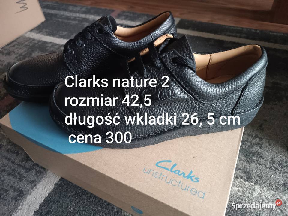 Buty Clarks nature 2 Półbuty Zbąszynek