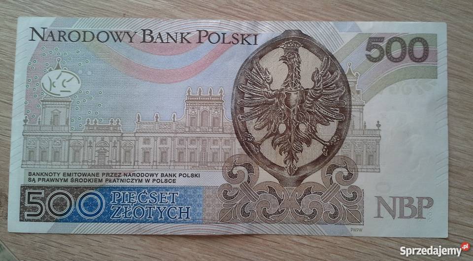 500 złotych Jan III Sobieski2017UNC Konin sprzedam