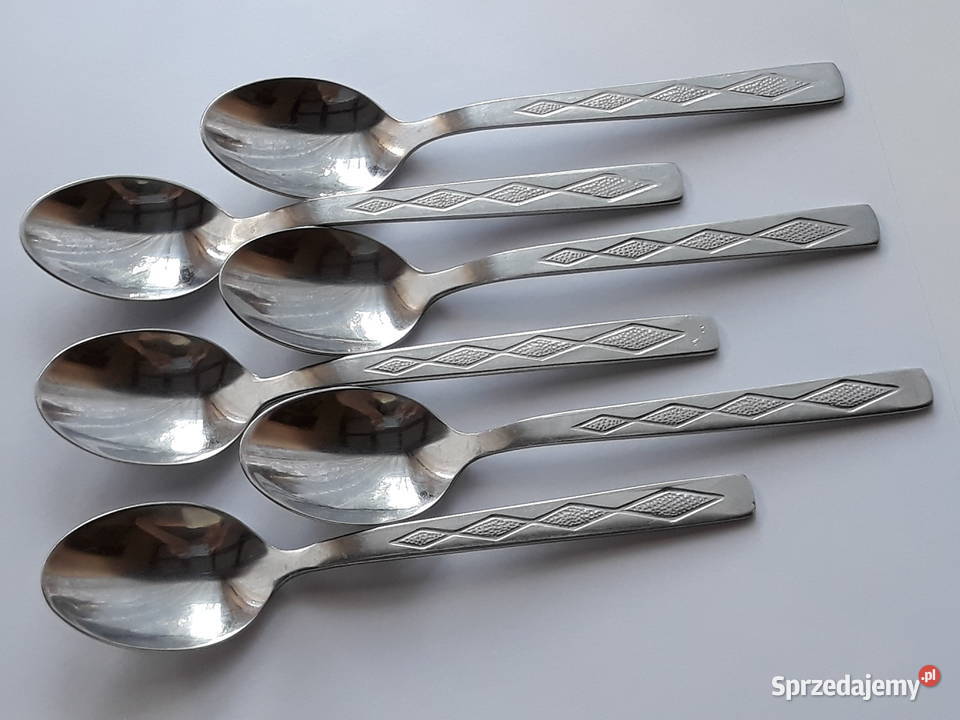 Łyżeczki do herbaty 1 ROMBY KARO Gerlach sztućce Dąbrowa Górnicza
