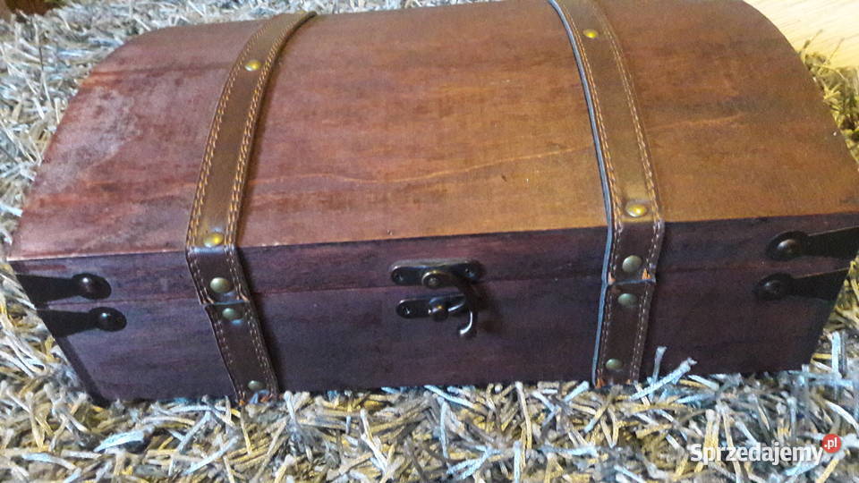 Duża szkatułka kuferek 24 x 36 wys 12