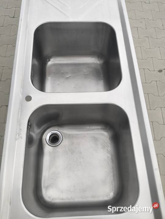 Zlew gastronomiczny 2komorowy 200x55x85 Słupia Kapitulna