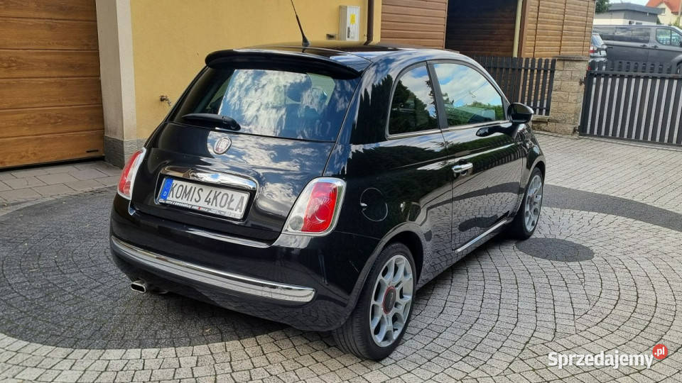 Fiat 500 PółSkóry 14 101 6 Bieg GWARANCJA Zakup Płońsk