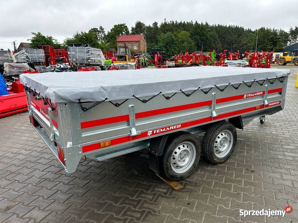 TEMARED TRANSPORTER 30152 przyczepa dwuosiowa z