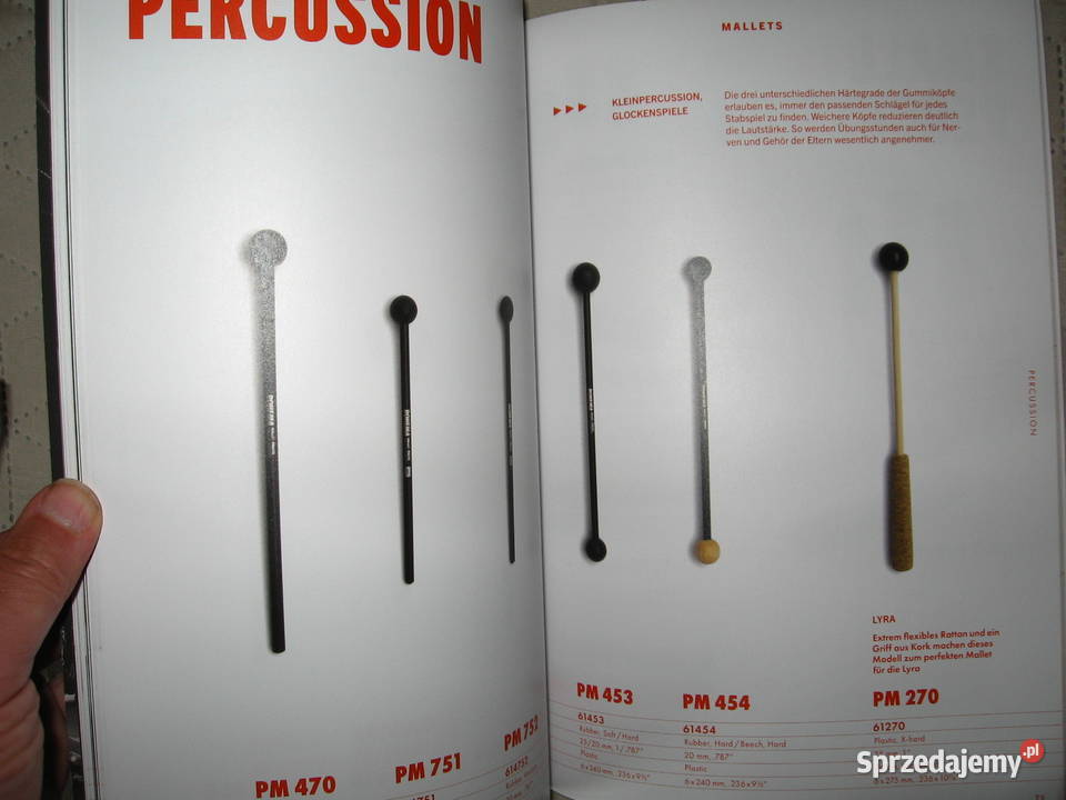 ROHEMA Drumsticks Percussion catalog katalog Kępice