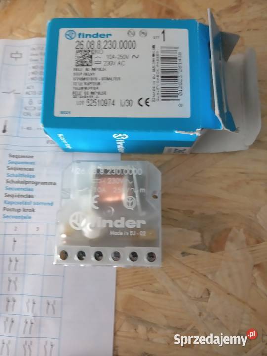 Przekaźnik impulsowy 2NO 10A 230V AC Kraków