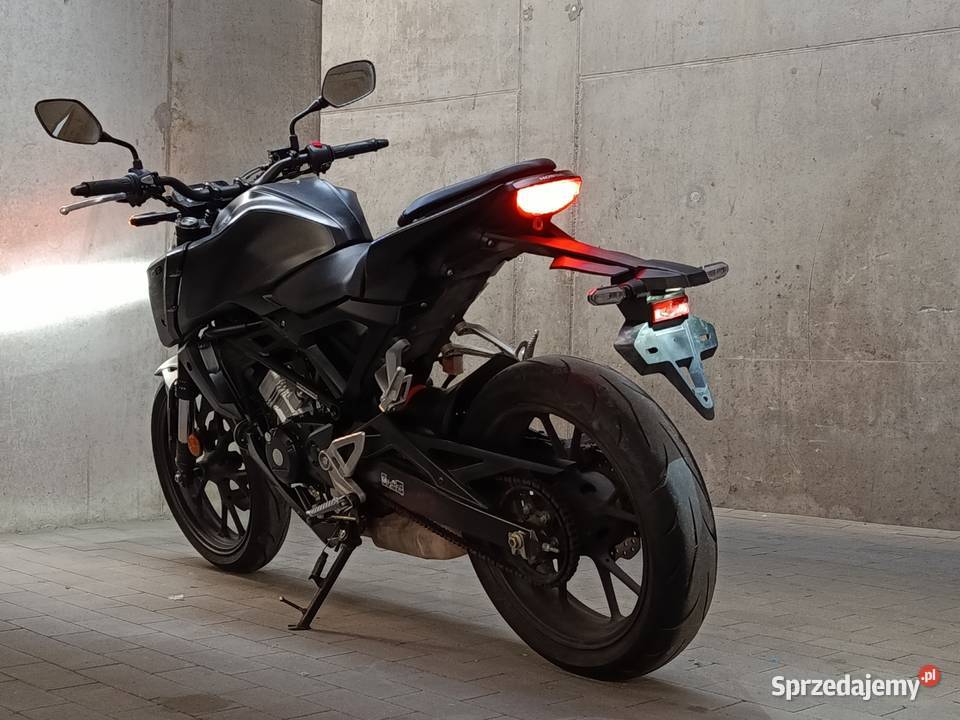 Honda CB125R 2019r Black Edition TRANSPORT cb125 czterosuwowy Łódź