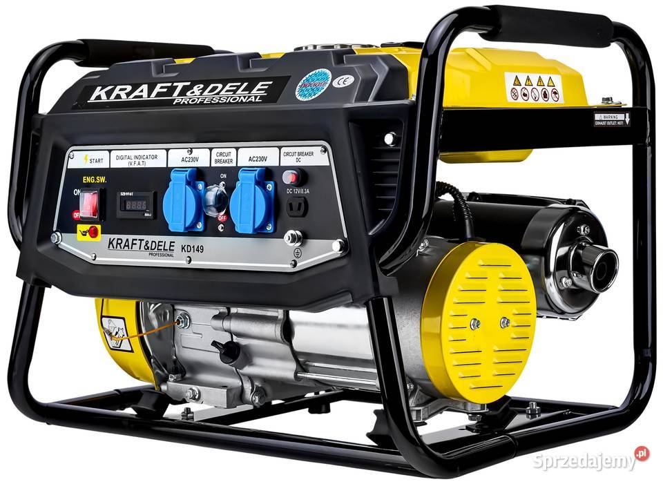 Agregat prądotwórczy 3500W woltomierz LCD 12230V