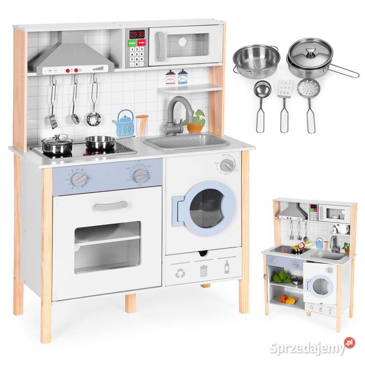 Drewniana kuchnia dzieci ECOTOYS 935 dźwięki