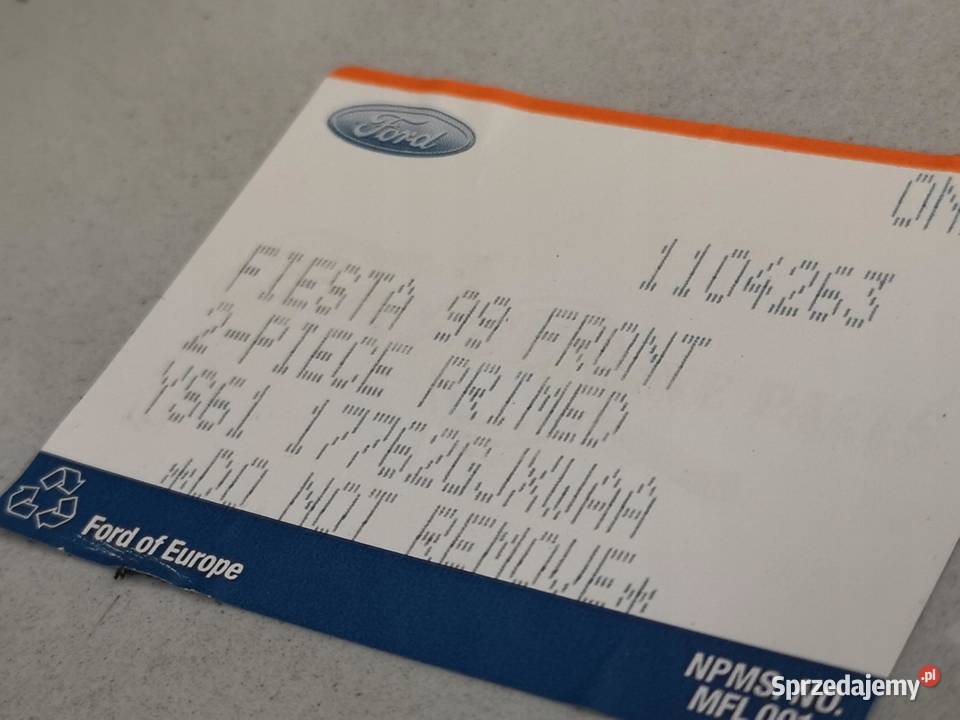 ZDERZAK PRZÓD FORD FIESTA IV 19952002 1104263