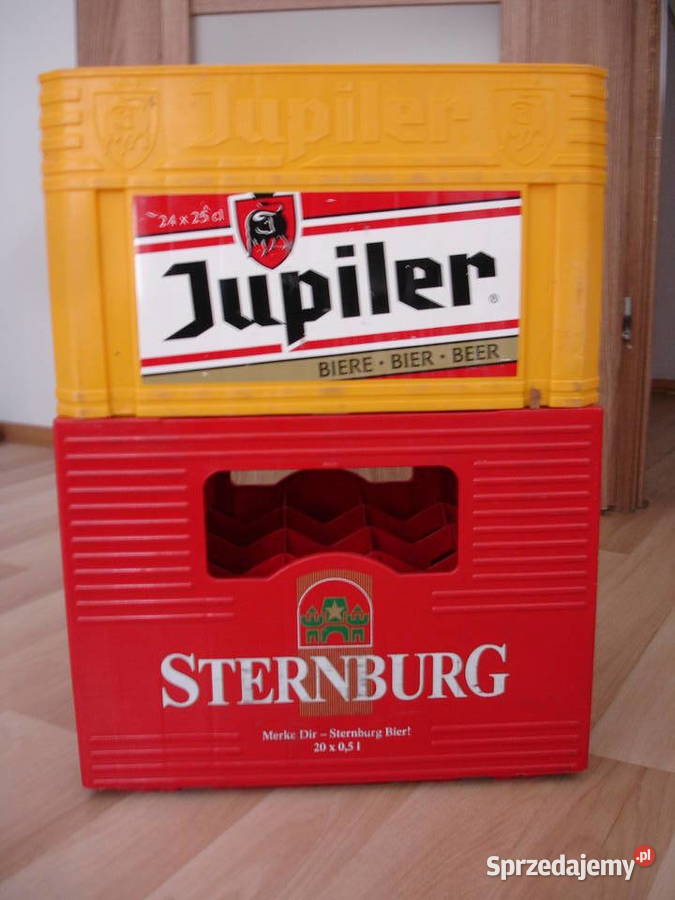 Skrzynki piwa JUPILER STERNBURG