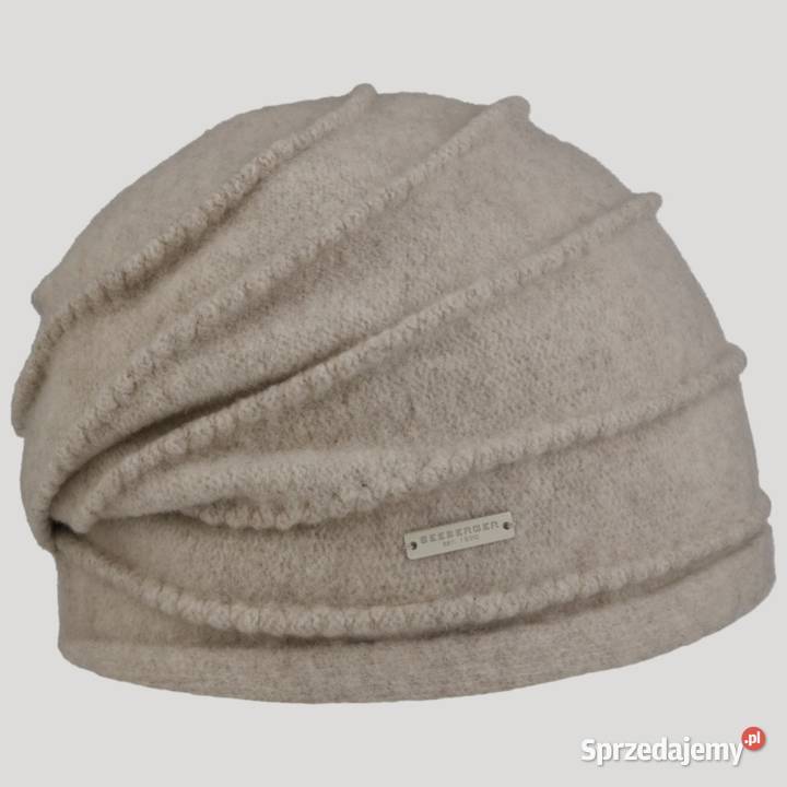Czapka damska zimowa wełna marki Seegeber