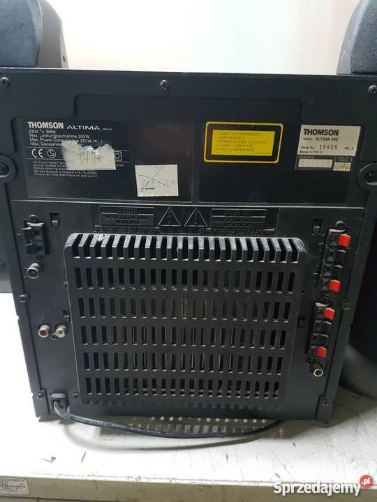 WIEŻA THOMSON ALTIMA 460 4 GŁOŚNIKI AUX warmińsko-mazurskie Olsztyn