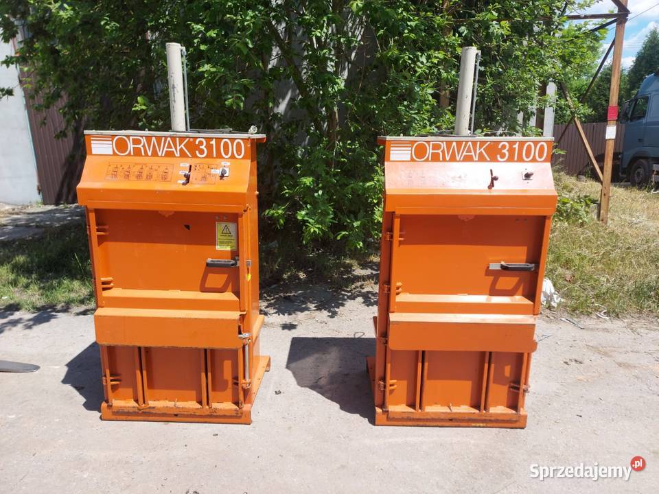 Belownica prasa do makulatury kartonu odpadów Drzewica sprzedam