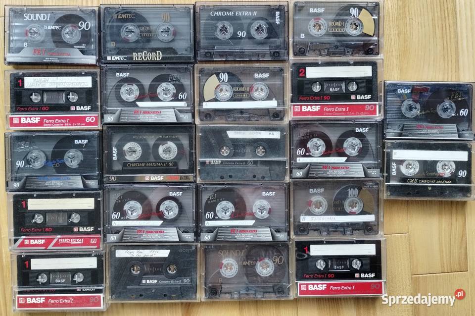Kasety magnetowidowe używane pakiet 22 sztuki Płyty i kasety Warszawa