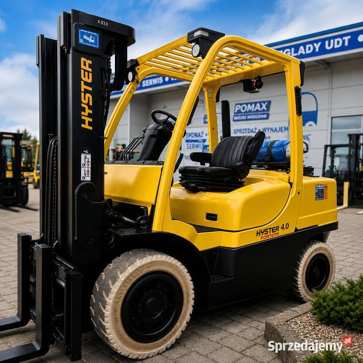 specjalna HYSTER H40FT5 2018r 4TLPG 2 paleciaki wielkopolskie Oborniki sprzedam