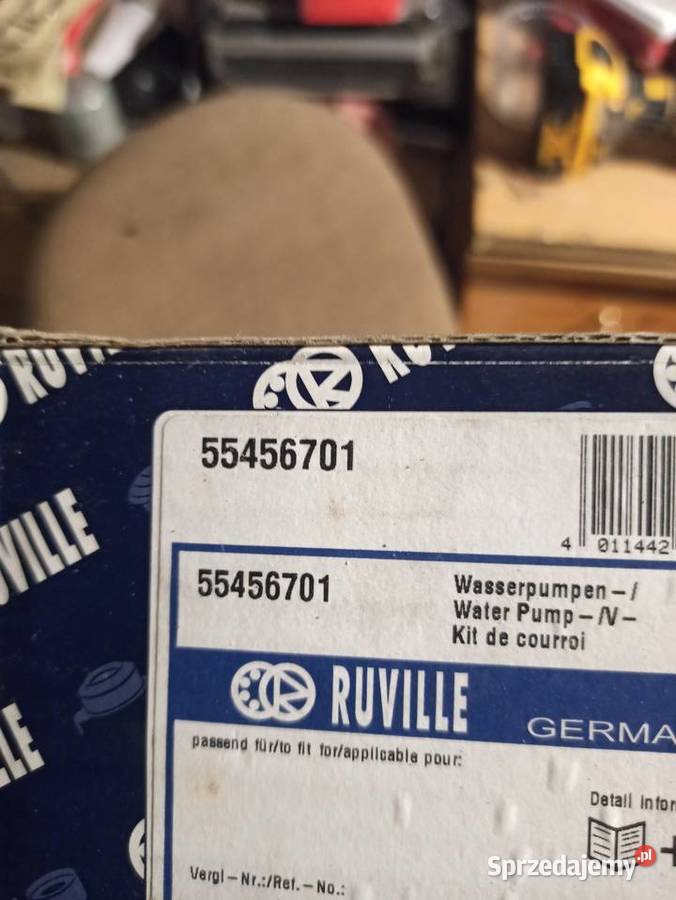 Zestaw paska rozrządu pompa wody RUVILLE Łódź
