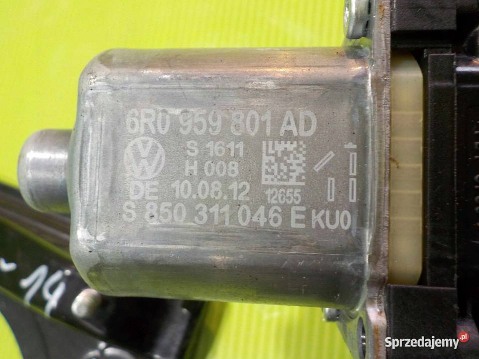 VW POLO V 6R 13r 5D podnosnik szyby lewy przod Wyposażenie elektryczne Suków