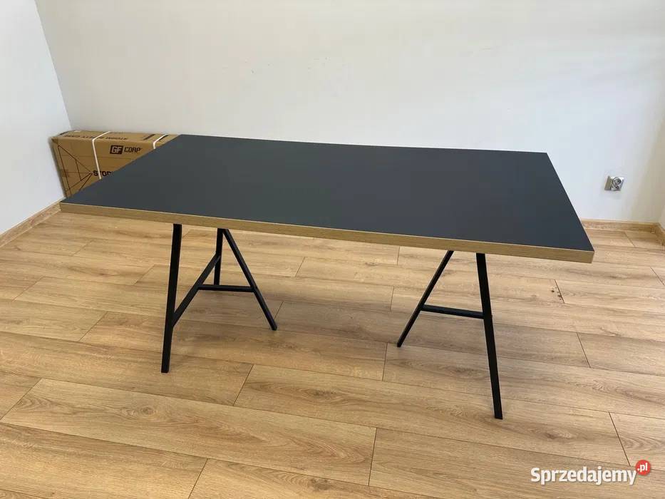 Nowe biurko stół IKEA LINNMON grafitowe czarne Łódź