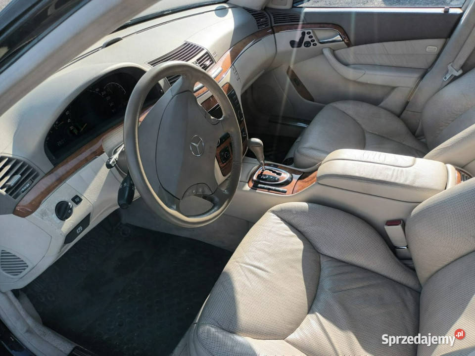Mercedes S 500 500L 4Matic Ful W220 19982005 kurtyny powietrzne Jarocin