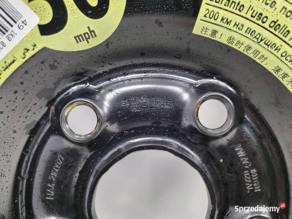 KOŁO DOJAZDOWE Audi Seat Vw Golf VI 12570 R16