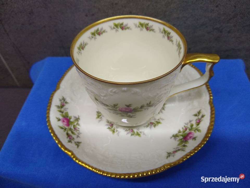 Duża filiżanka Rosenthal Sanssouci Moosrose wielkopolskie