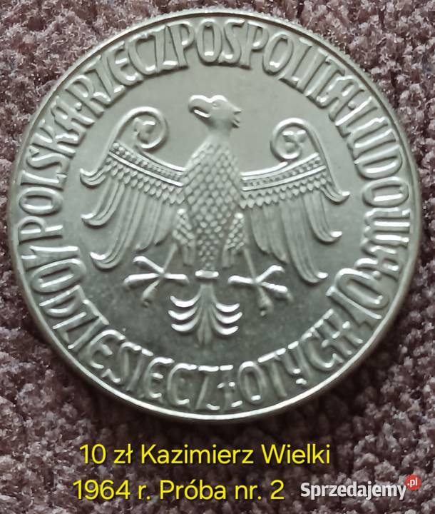 10 Kazimierz Wielki 1964 r Próba 2 Konin sprzedam