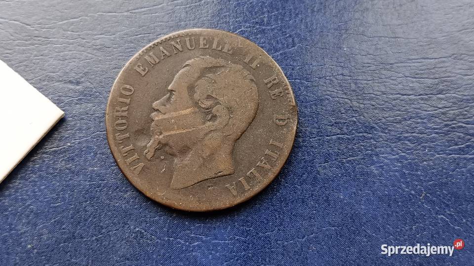 Stare monety 10 centesimi 1867 Włochy podkarpackie Lesko