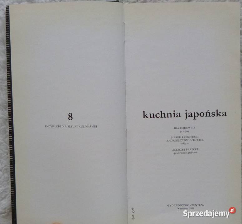 Kuchnia japońska Encyklopedia Sztuki Kulinarnej Warszawa